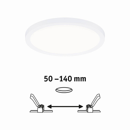 Plafoniera VariFit AREO LED 13W 1200lm 4000K okrągła 175mm IP44 230V biały matowy / tworzywo sztuczne (PL93036) - PAULMANN
