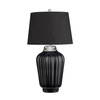 Lampa stołowa Bexley - 1 źródło światła - Czarna/ Polerowany nikiel (QN-BEXLEY-TL-BKPN) - Quintiesse