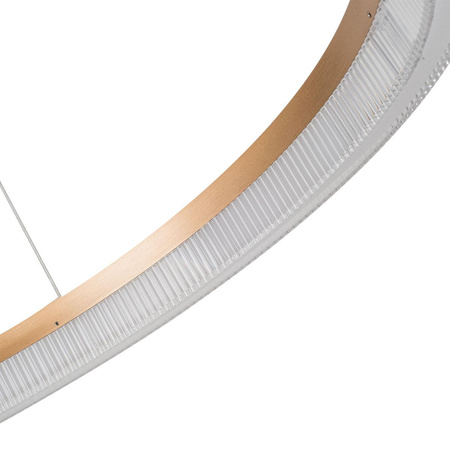 Lampa wisząca Midway Cristal duża (LP-033/1P L GD Cristal Triangle) - Light Prestige