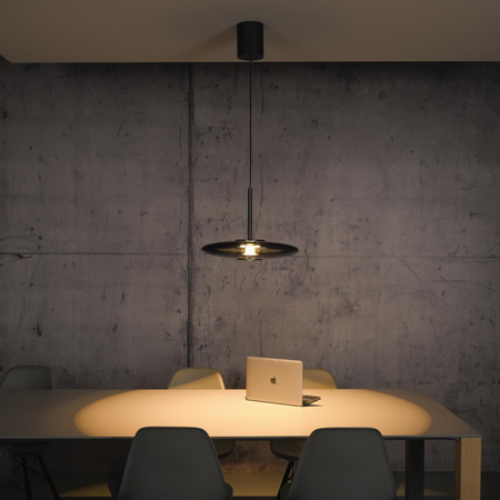 Lampa nad stół z pilotem i z płynną regulacją wysokości PURE E-VITRUM SZARY (2084-15) - Paul Neuhaus