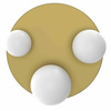 Lampa sufitowa BIBIONE GOLD 3xG9 (MLP8395) - Milagro