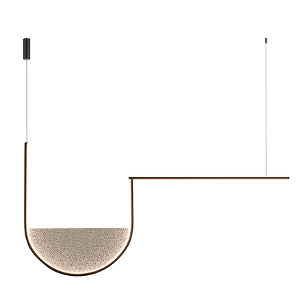 PENDANT LED LIGHT 35W 3000K,4000K BLACK-LIGHT GREY (23170 Zambelis) - Zambelis