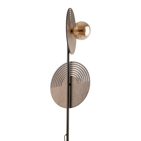 Drewniana lampa podłogowa  2XG9 (16135) - TK Lighting