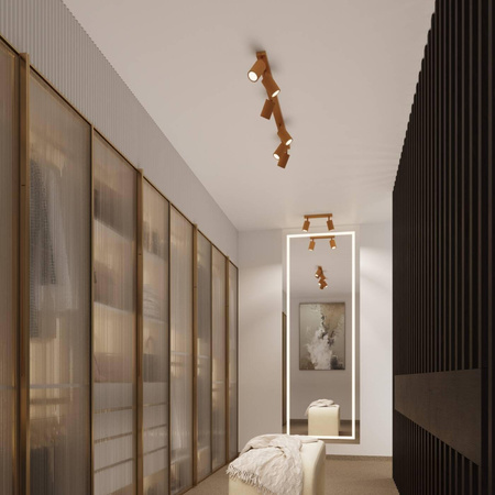 Plafon KARBON 2 złoty (SL.1561) - Sollux Lighting