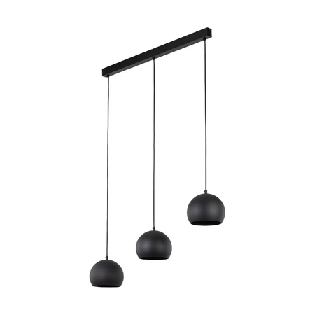 ZOE BLACK LAMPA WISZACA 3 S (10169) - TK Lighting