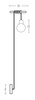 WALL LAMP 1XG9 BLACK-GOLD (22219 Zambelis) - Zambelis
