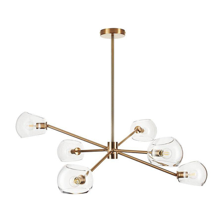 Lampa wisząca COSMIC-6 złota 75 cm (ST-8954-P6) - Step into Design