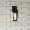 Mała latarnia naścienna Buckley - 1 źródło światła - Matowa czerń (QZ-BUCKLEY-S-MBK) - Elstead Lighting