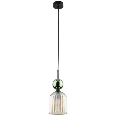 SOPHIA GREEN COGNAC LAMPA WISZĄCA 1XE14 (11146) - TK Lighting