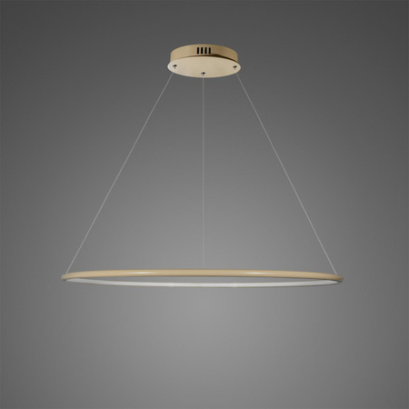 Lampa wisząca Ledowe Okręgi No.1 60cm 3k mocha (LA073/P_60_in_3k_mocha) - ALTAVOLA DESIGN