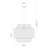 Lampa wisząca w stylu boho HESTIA 1xE27 (ML1809) - Milagro