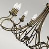 Żyrandol Olivia (OV8-BLK-GOLD) - Elstead Lighting