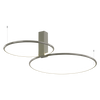 LED CEILING LAMP 60W 3000K ALUMINUM EAGLERISE DRIVER  GREY (20159 Zambelis) - Zambelis