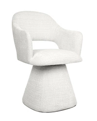 MaMaison krzesło obrotowe VERONA białe (MM1501100297) - MaMaison