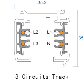 Szynoprzewód TRACK 2m (czarny) (8099) - Shilo