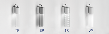 Kinkiet MODERN GLASS Tube LED Kol. Biały 3000K WP (26522-M930-D9-00-13) - AqForm