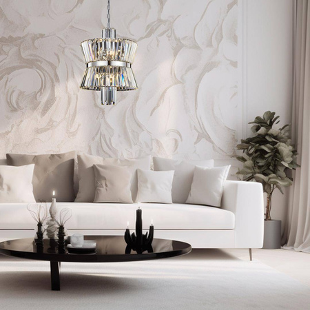 Żyrandol AURELIA CHROME 8xE14 (ML0404) - Milagro