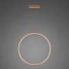 Lampa wisząca Ledowe okręgi No.1 X Φ100 cm in 4k miedziana ściemnialna  Altavola Design (LA073/X_100_in_4k_copper_dimm) - ALTAVOLA DESIGN