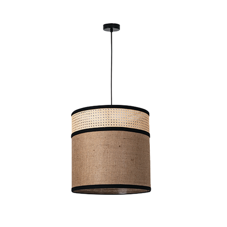 PENDANT BURLAP 1XE27 MAX 25WB NATURAL (20354 Zambelis) - Zambelis