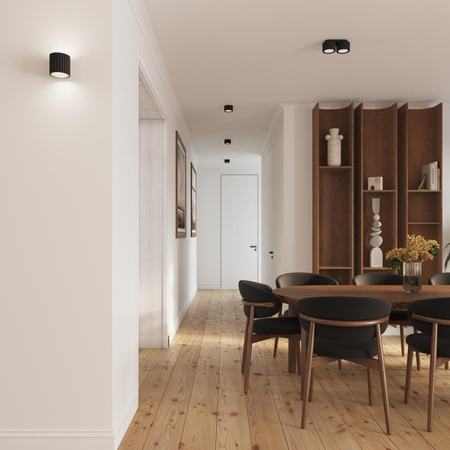 Plafon AURA 1 czarny Gx53 (SL.1787) - Sollux Lighting