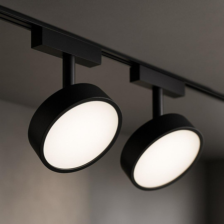 Lampa na szynie, sterowana aplikacją Slim Magnetic Track Czarny 9W LED Tuya CCT (ML2205) - Milagro