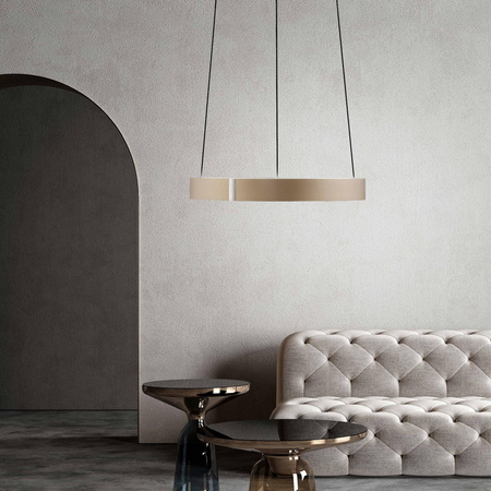 Lampa wisząca z płynną regulacją wysokości PURE E-CLIPSE BRĄZOWY (2560-97) - Paul Neuhaus