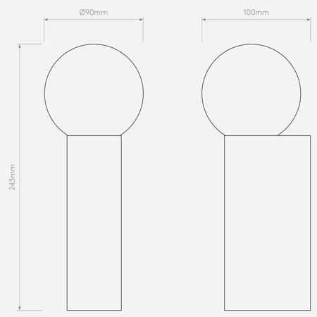 Kinkiet ORTONA SINGLE Polerowany Chrom (1459001) - Astro Lighting