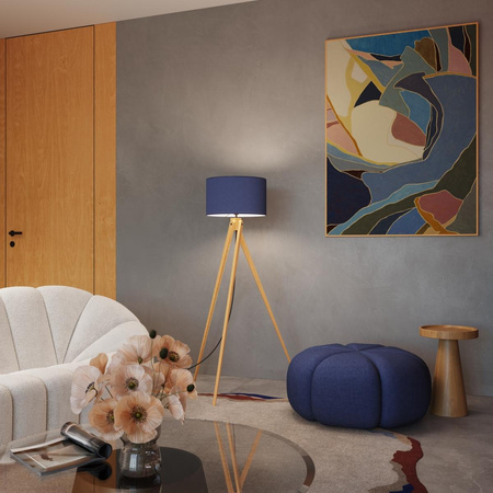 Lampa podłogowa na trójnogu NATT granat (SL.1906) - Sollux Lighting