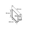 Lampa nad lustro Evie IP44 LED 3000K 400mm Chrom 230V Tworzywo sztuczne (PL78938) - PAULMANN