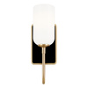 Elegancki kinkiet Solia Szampański brąz (KL-SOLIA-1W-CPZB) - Elstead Lighting