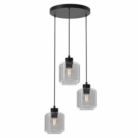 Lampa wisząca SOMBRA SMOKED 3xE27 (MLP8375) - Milagro