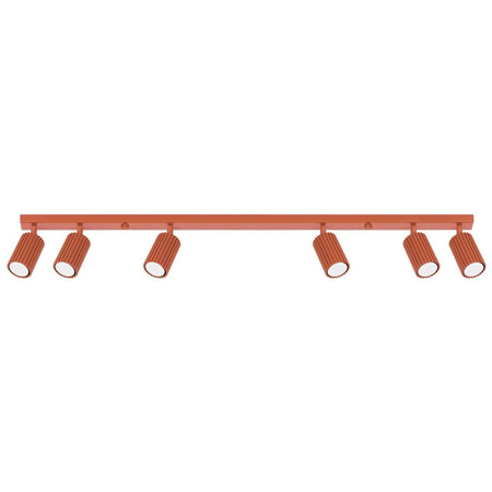 Plafon KARBON 6L ochra czerwona (SL.1642) - Sollux Lighting