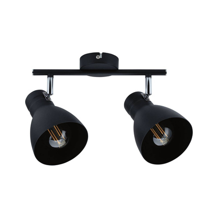 Reflektor DAVY max. 2x20W E27 230V czarny metal (PL66760) - PAULMANN