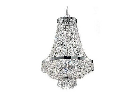 Lampa wisząca CAESAR SP6 Chrom (033532) Ideal Lux - żyrandol