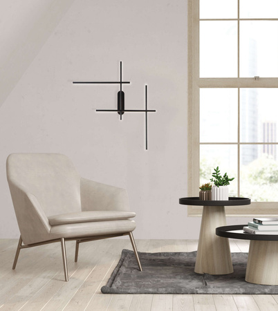 WALL LAMP 36W 3000K BLACK (1946 Zambelis) - Zambelis