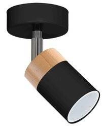 Kinkiet JOKER BLACK/WOOD 1xGU10 (MLP6303) - Milagro