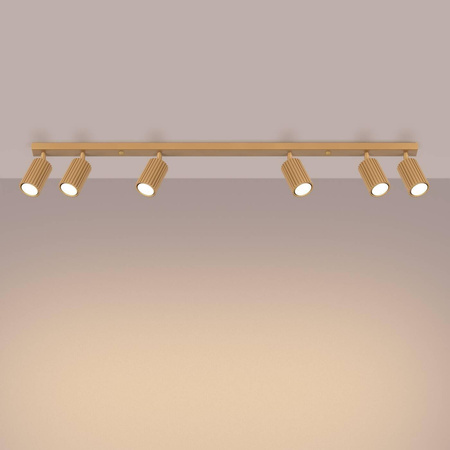 Plafon KARBON 6L złoty (SL.1566) - Sollux Lighting