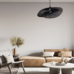 PENDANT LIGHT 1XE27 BAMBOO BLACK (19108 Zambelis) - Zambelis