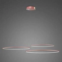 Lampa wisząca Ledowe Okręgi No.3  Φ80 cm in 4k  różowo złota Altavola Design (LA075/CO3_80_in_4k_rose_gold) - ALTAVOLA DESIGN