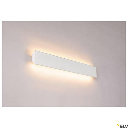 DIRETO 60 WL, wewnętrzna lampa ścienna natynkowa LED, biała, przełącznik CCT 2700/3000 K (1004741) - SLV