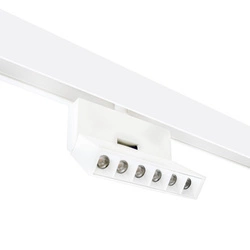 Spot magnetyczny Komatsu dot move - Biały- 48V 6W 480lm (112 mm) 4000K   (6598) - Shilo