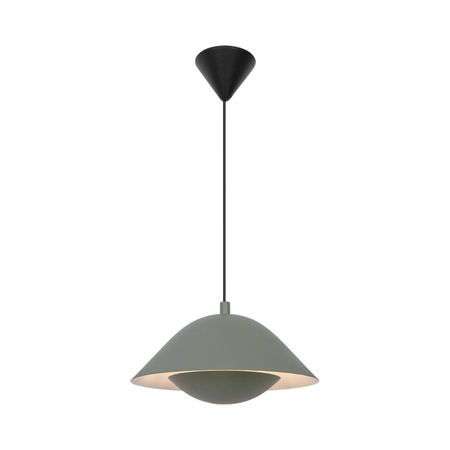 Lampa wisząca FREYA Nordlux E27 40W Metal Zakurzona zieleń
