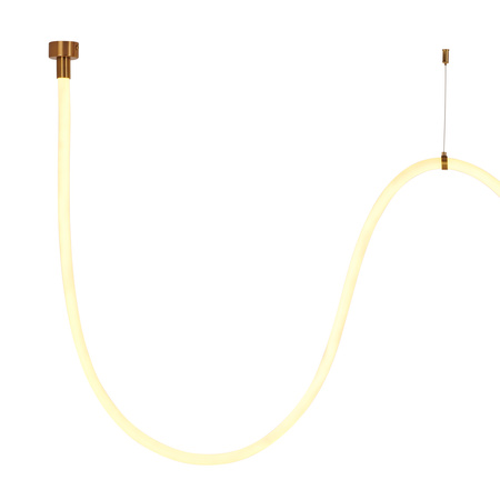 Lampa wisząca SNAKE LED wąż ledowy złota 300 cm (MD1021-3 gold) - Step into Design