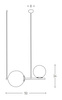 PENDANT LIGHT 2XE27 GOLD (1997 Zambelis) - Zambelis