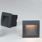 OUTDOOR WALL STEP LIGHT LED 1W GRAPHITE (E246-G Zambelis) - Zambelis