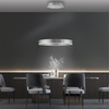 PURE E-CLIPSE LAMPA WISZĄCA ALUMINIUM (2561-95) - Paul Neuhaus