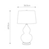 Lampa stołowa Isla (ISLA-PN-TL-RED) - Elstead Lighting