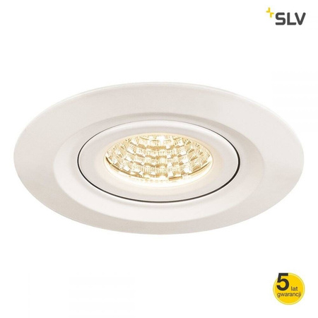 KINI LED sufitowa, do wbudowania, biała, 3000K, 60°, IP65