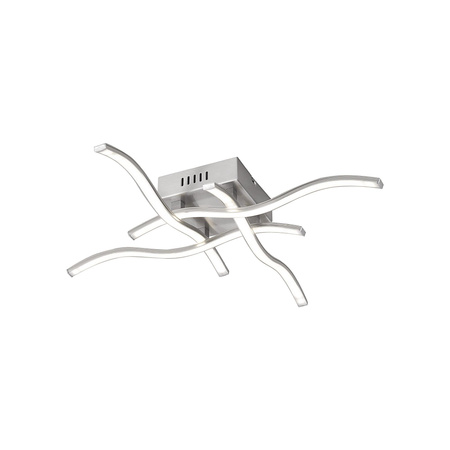 WAVE LAMPA SUFITOWA STALOWY (15131-55) - Paul Neuhaus