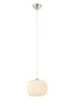 Lampa wisząca SOBER Pendant 1L White/Satin Nickel (109008) Markslojd